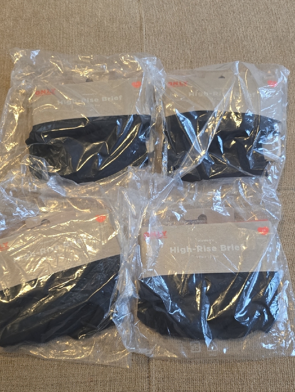 4-Old Navy High-Rise Briefs - Black